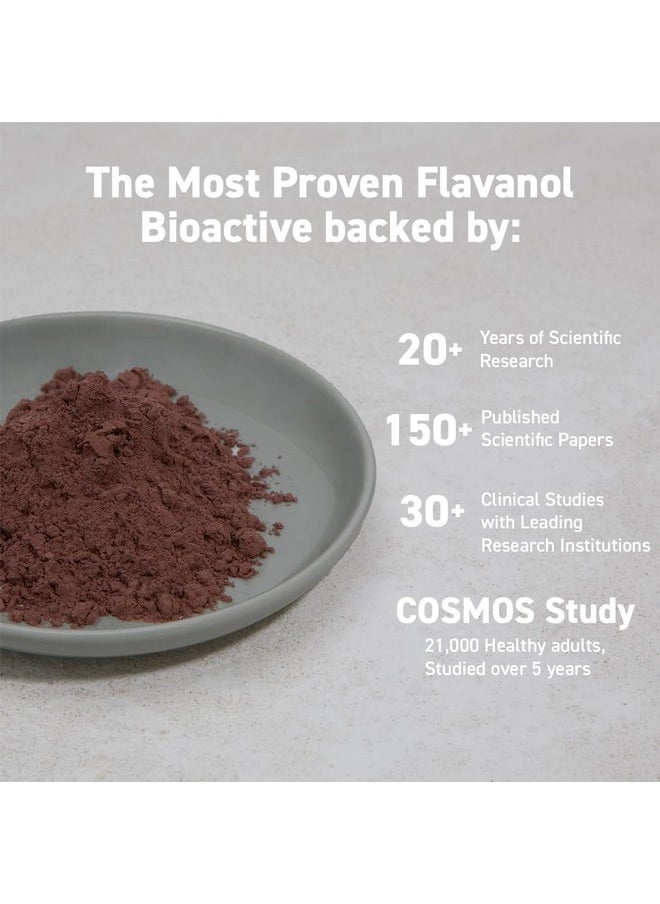 CocoaVia CocoaVia Cardio Health Cocoa Powder, 15 Single Serve Sticks, 500mg Cocoa Flavanols, Support Heart Health, Boost Nitric Oxide, Improve Circulation, Energy, Preworkout, Travel-Friendly, Vegan, Cacao  - Image 4