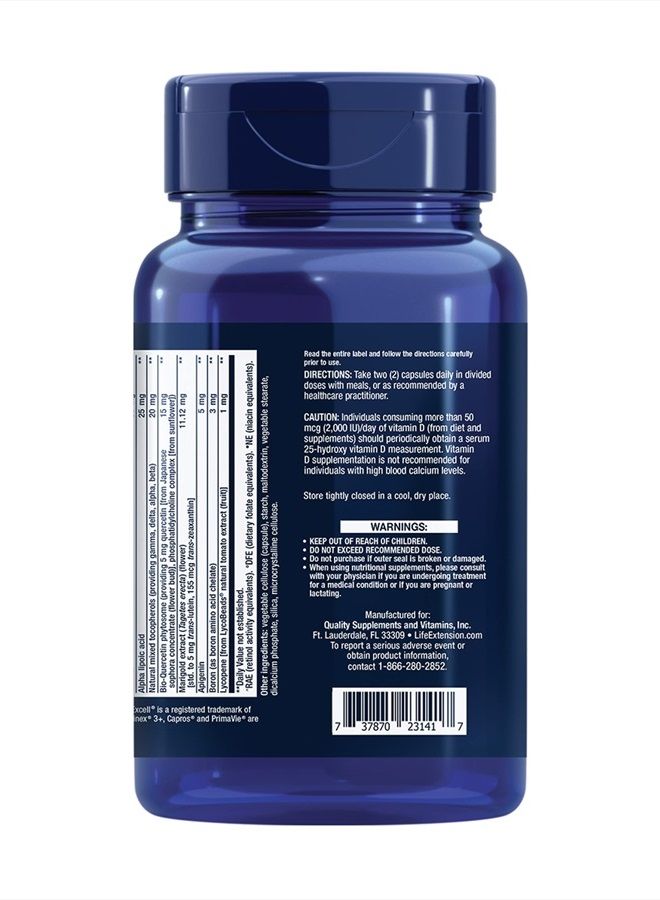 Life Extension Two-Per-Day Multivitamin, vitamins B, C, D, zinc, packed with over 25 vitamins, minerals & extracts, two-month supply, non-GMO, gluten-free, 120 capsules - Image 2