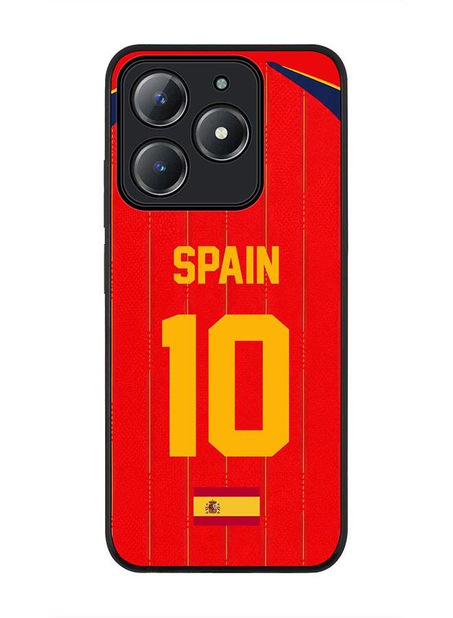 Stylizedd For Realme C63 / Realme C61 4G Case,Slim fit Camera Protection, Shockproof Thin Phone cover  - Football Team Spain World Cup 2026 - Image 1