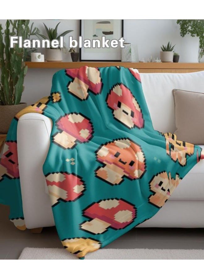 general Baby and children's cartoon flannel thin blanket (warm and comfortable, suitable for sleep, game use) 70cm*100cm - Image 2