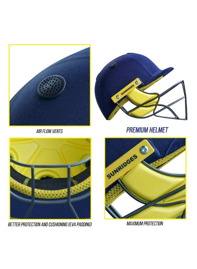 SS Premium Cricket Helmet - Image 4