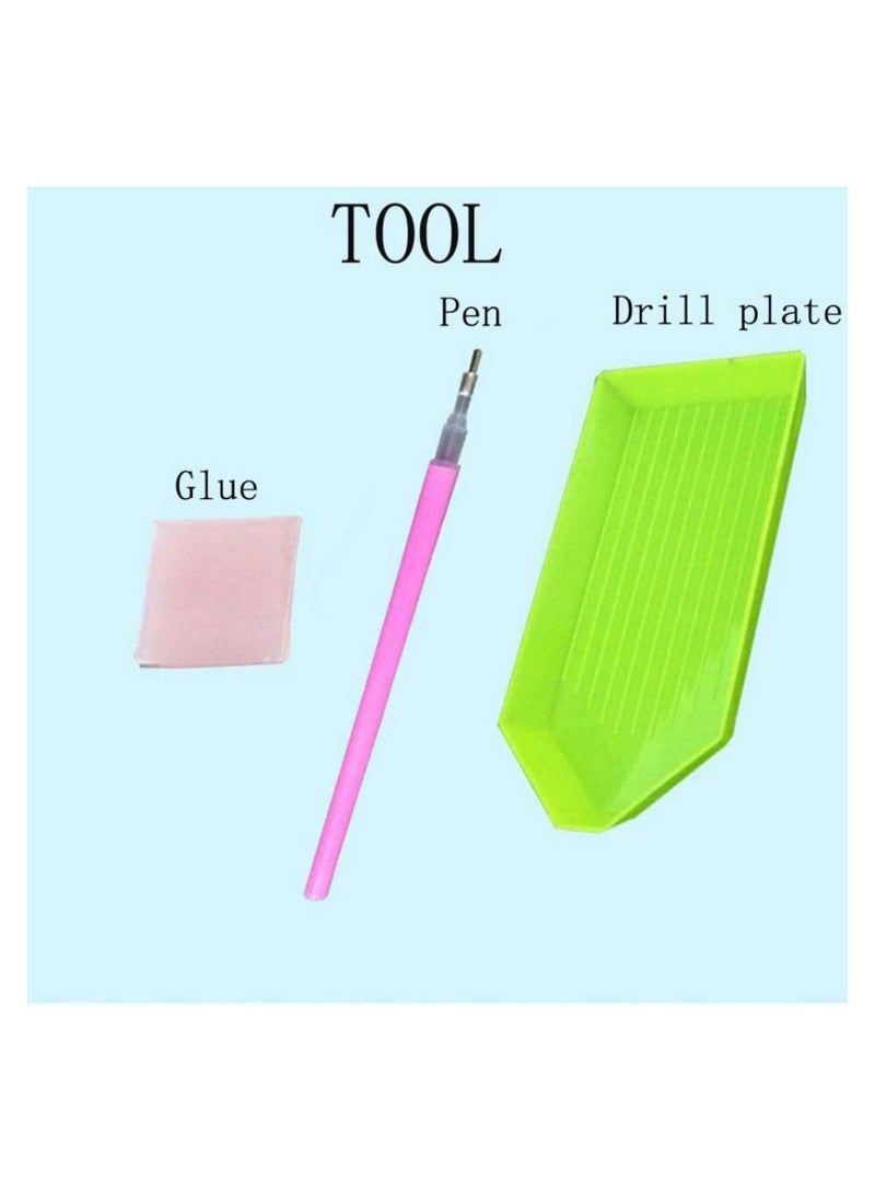 SYOSI 5D Diamond Painting Kits, 30x30cm Full Drill Diamond Art Diamond Painting Sets Diamond Dotz Crafts DIY Diamond Art Projects Creative Diamond Paintings Artistic Diamond Dotz Sets for Adults Kids  - Image 3