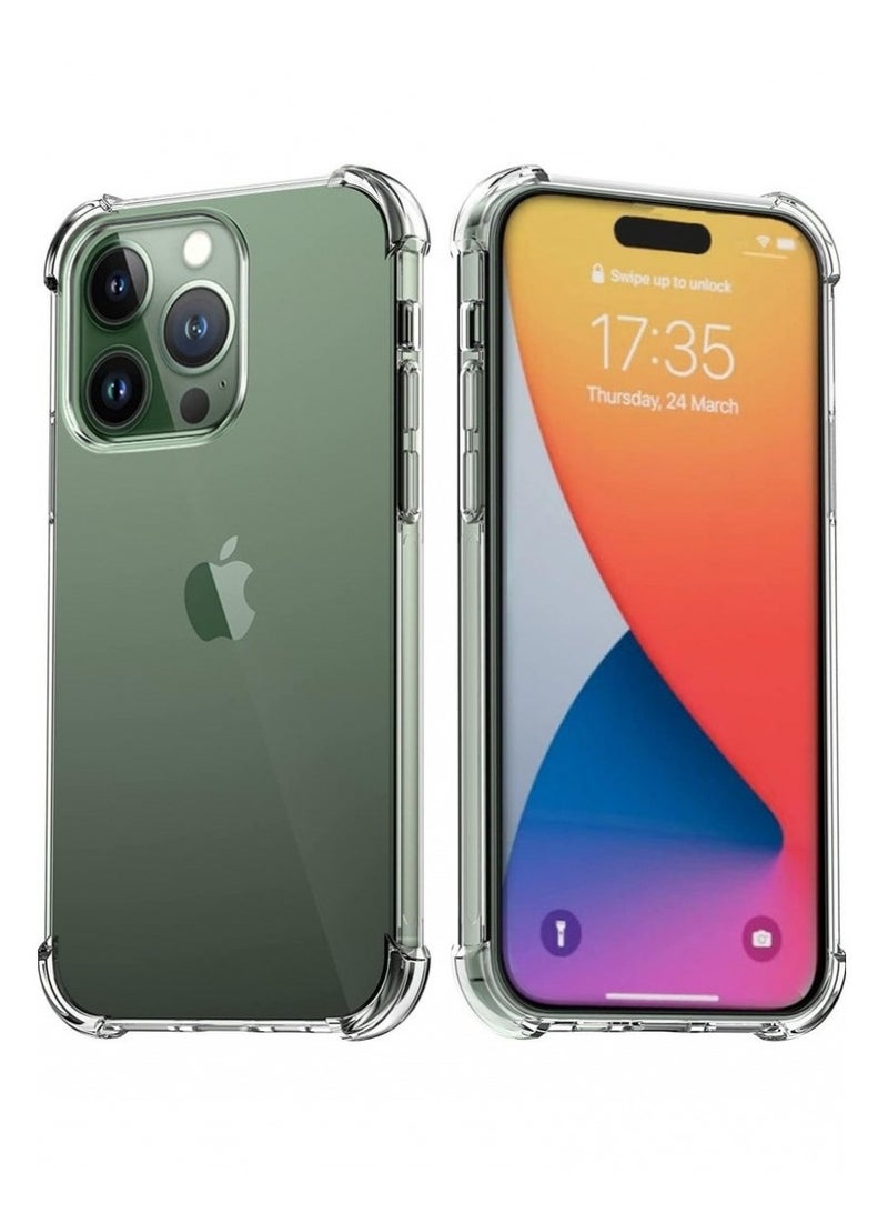 ELTRAZONE Eltrazone Silicone Case for iPhone 14 Pro Max Clear Air Cushion