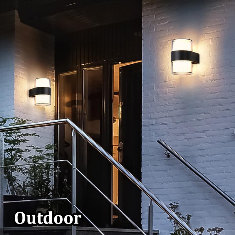 fizzytech 10 Watt LED Acrylic Up/Down Wall Light Rainproof and Shockproof Alluminium Body Wall Lamp Light Ideal for Balcony, Living Room and Lights of Home Decoration (Warm White) - Image 4