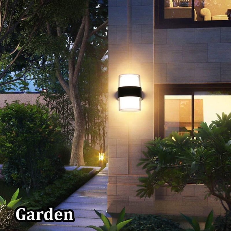 fizzytech 10 Watt LED Acrylic Up/Down Wall Light Rainproof and Shockproof Alluminium Body Wall Lamp Light Ideal for Balcony, Living Room and Lights of Home Decoration (Warm White) - Image 5