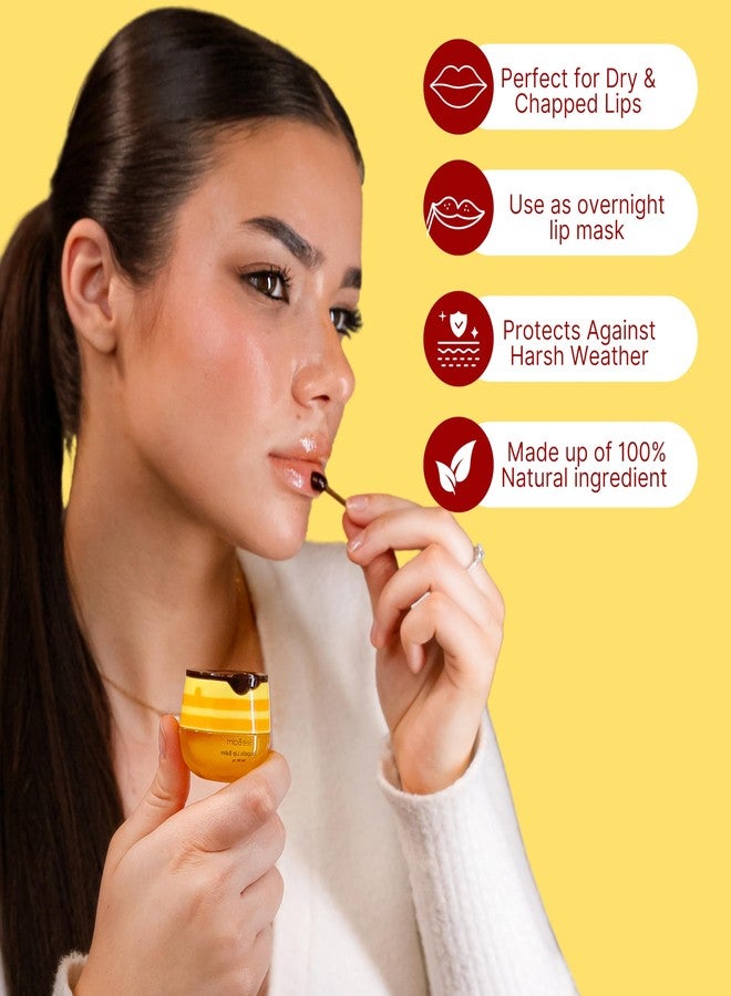 Bee Balm Original My Bee Balm Lip Balm – Propolis Hydrating Balm – Honey Pot for Dry, Chapped & Cracked Lips – Deeply Moisturizes & Hydrates Lips with Organic Beeswax & Vitamin E - Image 3