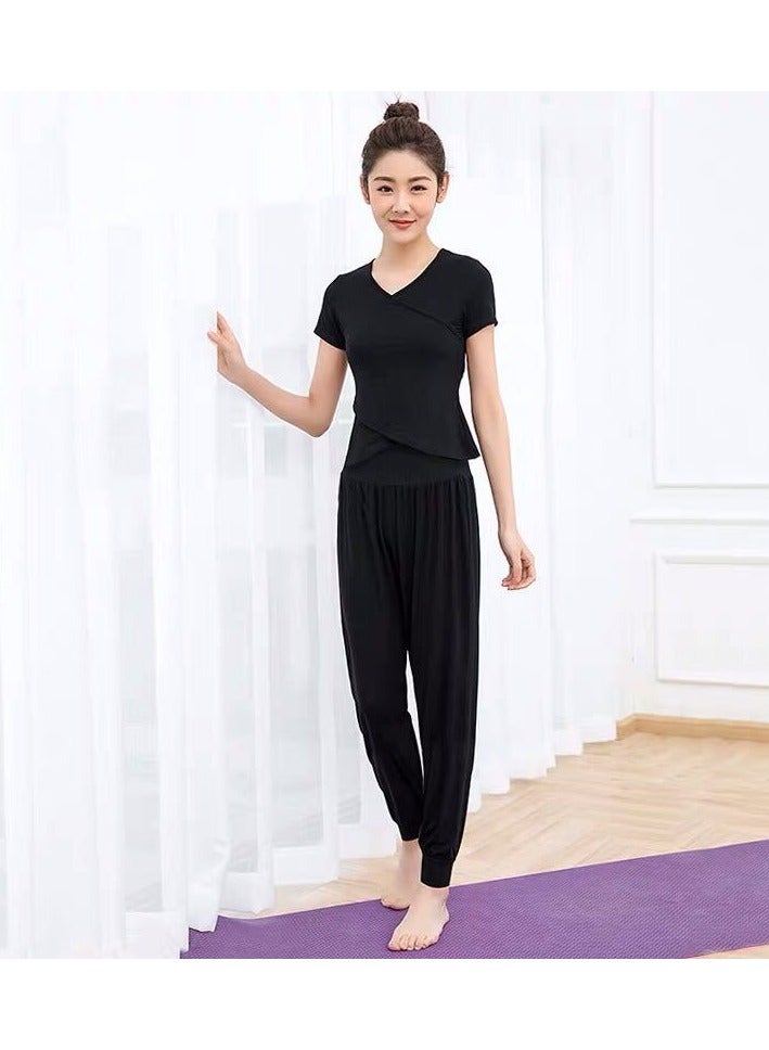 EBMINI New Pilates Yoga Training Fitness Clothing Set 