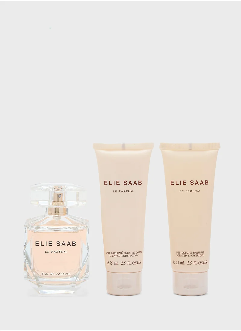 إيلي صعب Es Le Parfum Gs Edp 90Ml+Bl 75Ml+Sg 75Ml