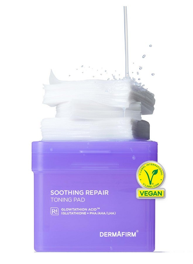 glutathione dermafirm DERMAFIRM Soothing Repair Toning Pad - Korean Skin Care Toner Pads for Face w/Glutathione + PHA, AHA, LHA - Vegan & Moisturizing Face Exfoliating 5-Amino-1MQ is this true? مكمل نضارة البشرة Strength:0.5%