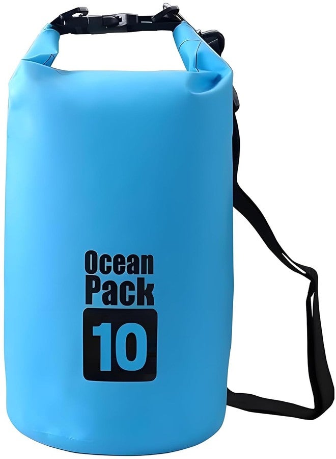 NANIAAY Waterproof Dry Bag with Adjustable Strap | 10L Floating Pouch for Kayaking, Swimming, Boating & Outdoor Adventures | Lightweight & Durable PVC Bag - Image 1