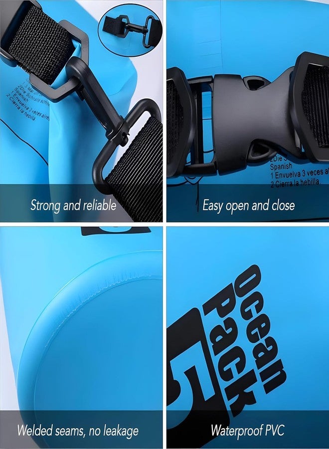 NANIAAY Waterproof Dry Bag with Adjustable Strap | 10L Floating Pouch for Kayaking, Swimming, Boating & Outdoor Adventures | Lightweight & Durable PVC Bag - Image 5