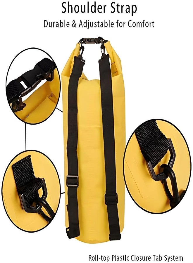 NANIAAY Waterproof Dry Bag with Adjustable Strap | 10L Floating Pouch for Kayaking, Swimming, Boating & Outdoor Adventures | Lightweight & Durable PVC Bag - Image 4