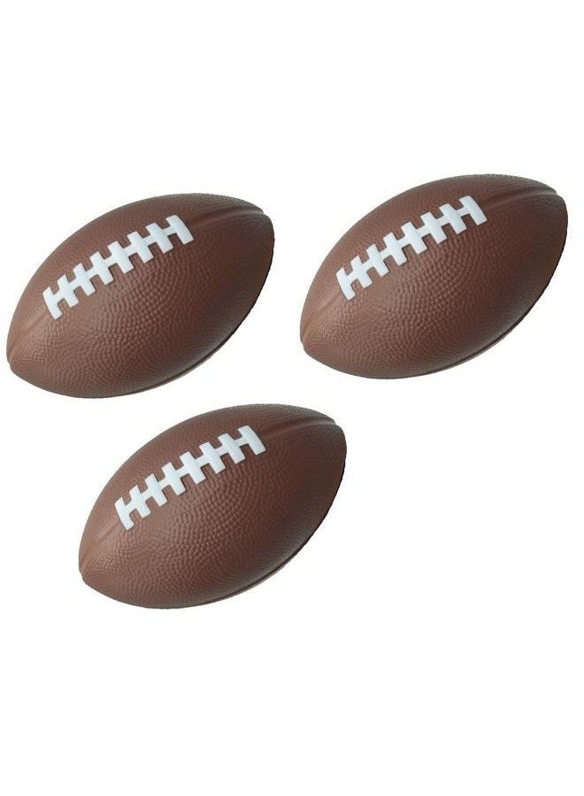 LMC Products Kids Foam Football - 7.25” Soft, Mini Football 3 Pack - Image 1