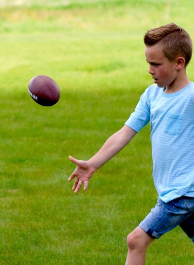 LMC Products Kids Foam Football - 7.25” Soft, Mini Football 3 Pack - Image 4