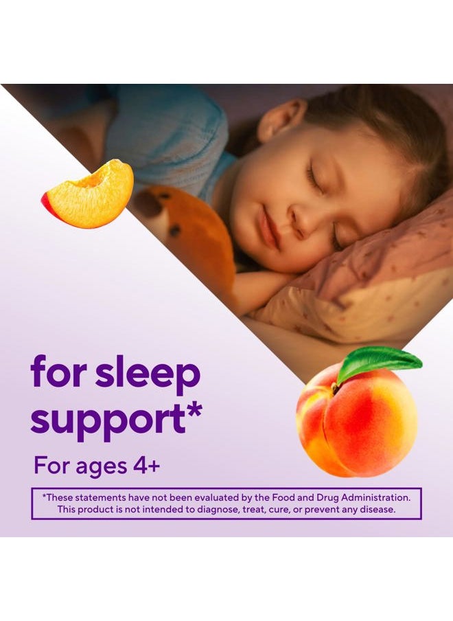 Vitafusion Kids Melatonin Gummy Supplements, Tropical Peach Flavored Sleep Support Supplements (1), 50 Count  - Image 3