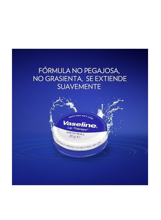 Vaseline Pack Of 2 Vaseline Lip Therapy Original 20 G - Image 2