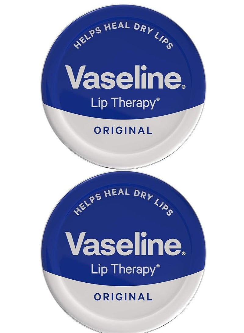 Vaseline Pack Of 2 Vaseline Lip Therapy Original 20 G - Image 1