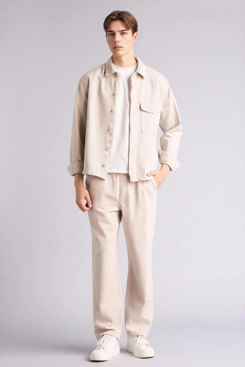 DeFacto Cotton Boxy Fit Shirt