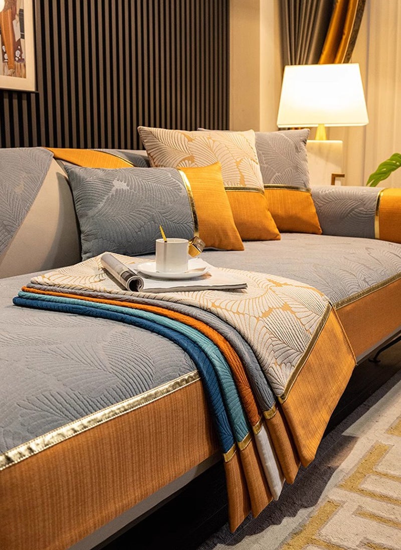 GOOTOY High-End Chenille Sofa Cushions For All Seasons, Sofa Anti-Slip Covers, Sofa High-End Cushions 90*210CM - Image 3