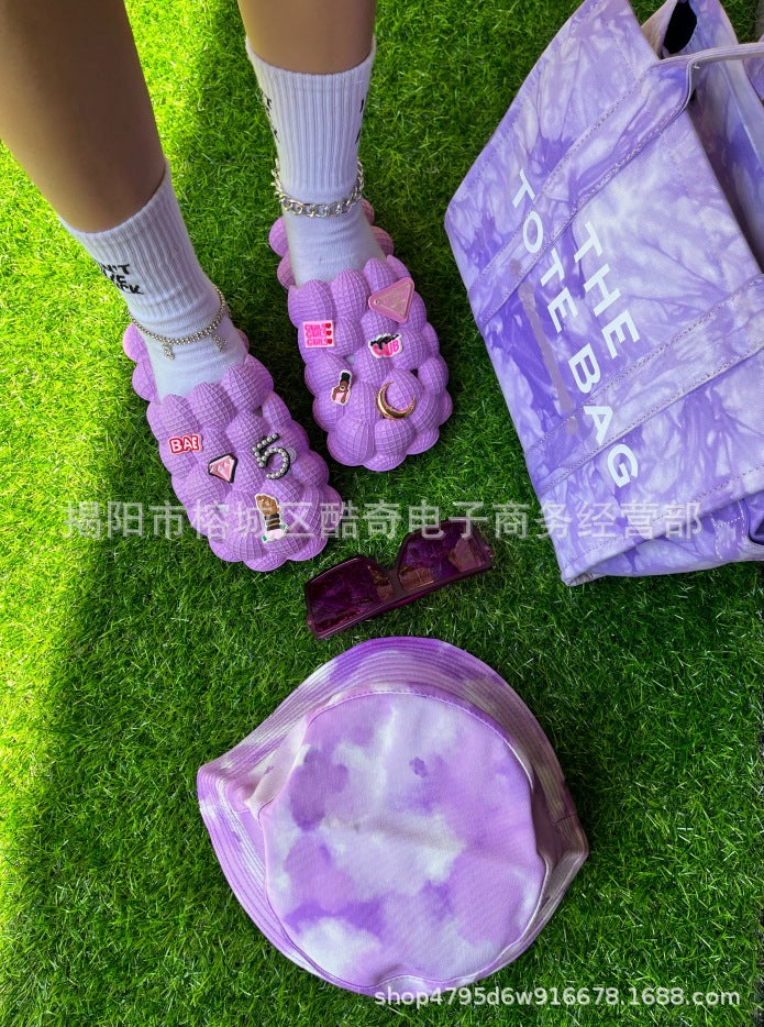 2022 New Summer Canvas Letter Tote Bag Simple All-Match Shoulder Crossbody Bag Lady Bag - Image 1