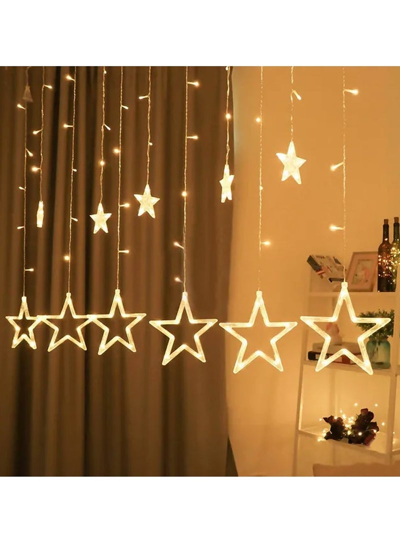 Brain Giggles Curtain Lights Star Lights for Star LED birthday Party Decoration - Image 1