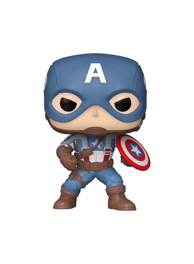 Funko Pop Marvel: Infinity Saga - Captain America - Collectable Vinyl Figure - Gift Idea - Official Merchandise - Toys for Kids & Adults - Superheroes Fans - Model Figure for Collectors and Display - Image 2