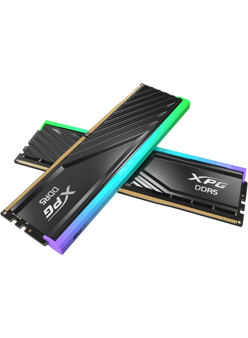 ADATA XPG Lancer Blade RGB DDR5 32GB (2×16GB) 6000 MHz CL36-38-38 – Black Desktop Memory Kit - Image 1
