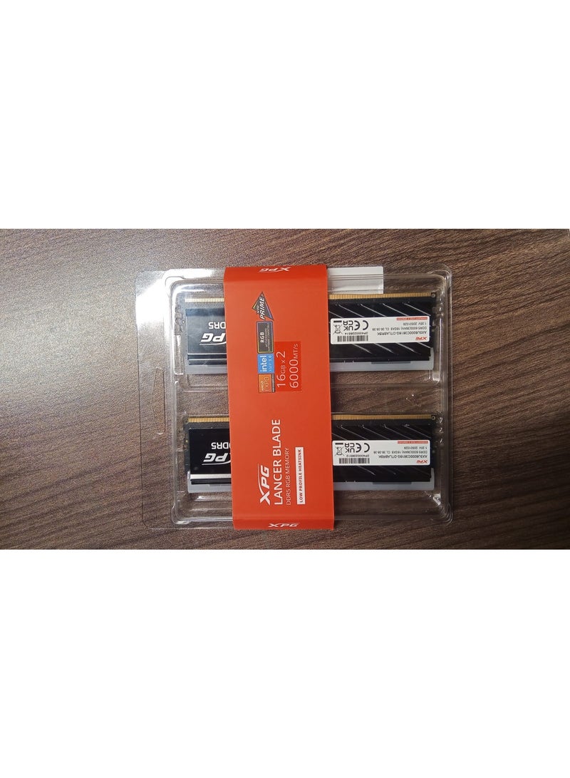 ADATA XPG Lancer Blade RGB DDR5 32GB (2×16GB) 6000 MHz CL36-38-38 – Black Desktop Memory Kit - Image 4