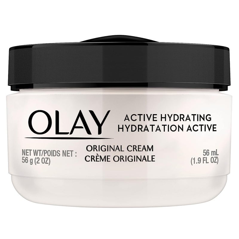 Olay Active Hydrating Cream Face Moisturizer, 1.9 fl oz - Image 1