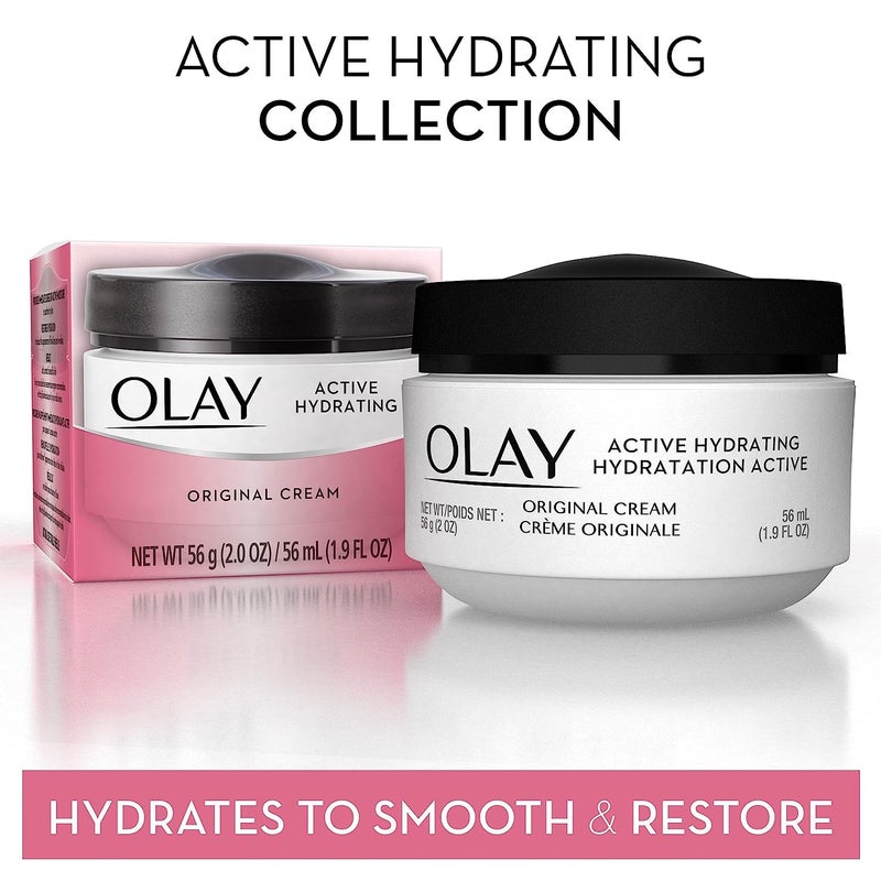 Olay Active Hydrating Cream Face Moisturizer, 1.9 fl oz - Image 3