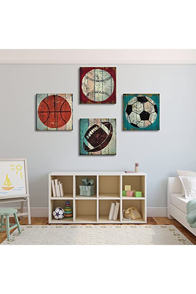 Sunfrower Sports Decor Canvas Prints - Image 2