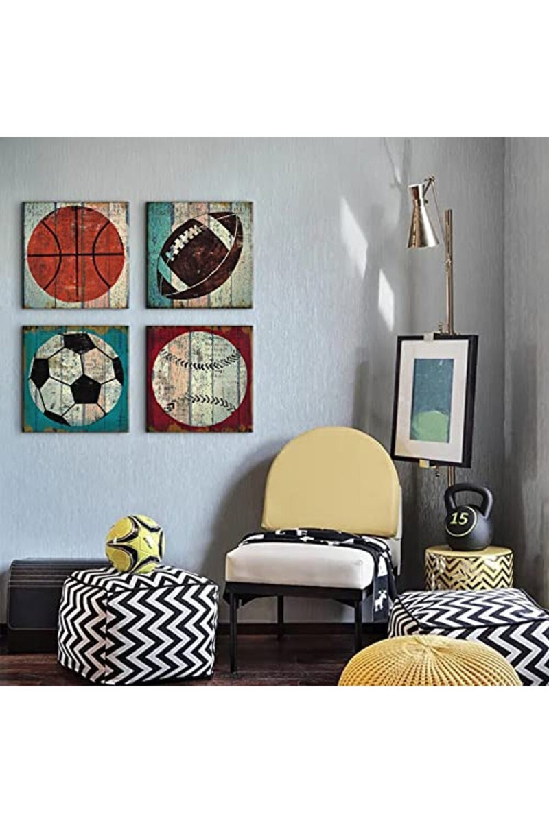 Sunfrower Sports Decor Canvas Prints - Image 3