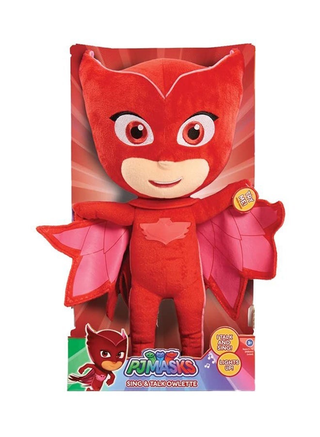 NIBEMINENT Owlette Sing And Talk Plush Toy 14inch - Image 2