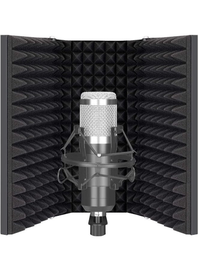 SHOPI - Portable Vocal Booth Recording Microphone Isolation Shield - Image 1