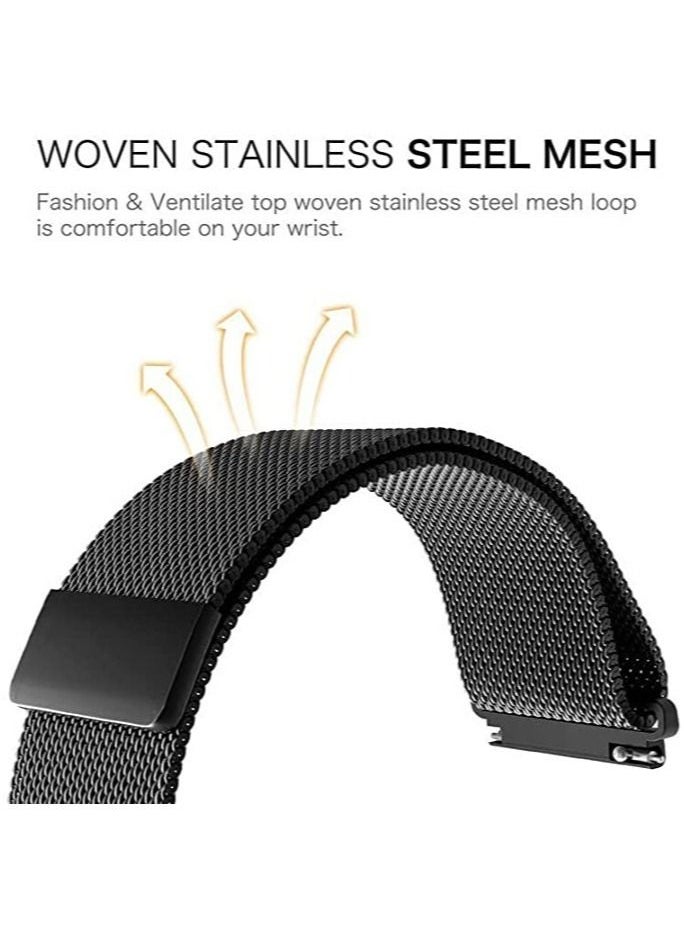 Generic - Apple Watch Band 41mm 40mm 38mm Stainless Steel Metal Strap Milanese Loop Alloy Replacement for iWatch Series 8/7/SE/6/5/4/3/2/1 - Image 1