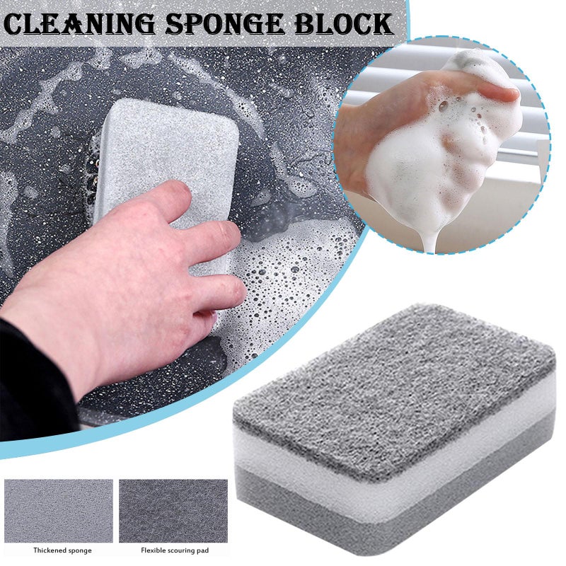 Cleaning sponge, scouring pad, dishcloth, double-sided kitchen cleaning sponge, pot scrubber, dishwashing sponge - Image 5