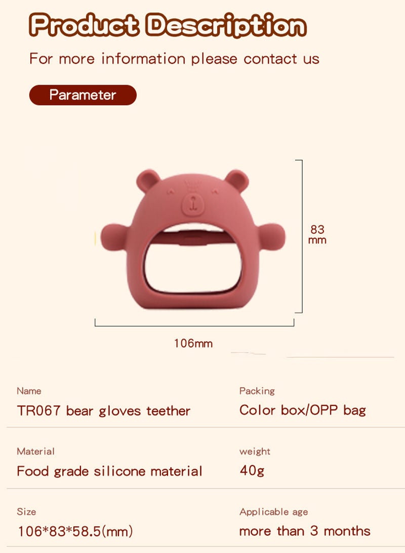 Silicone Wear-resistant Safety Baby Molar Tooth Toys
