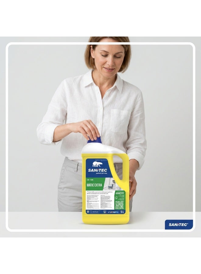 Sanitec Alkaline Non-Foaming Hard Surface Cleaner | Tyre Mark & Stubborn Grime Remover | Professional Formula | Italy | 5 L - Image 3