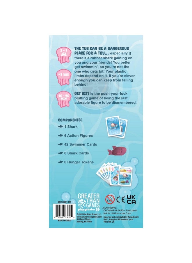 Greater Than Games | Get Bit | Family Card Game | Party Game for Adults and Family | Escape The Shark | 3 to 6 Players | Ages 7+ | 20 Minutes - Image 2