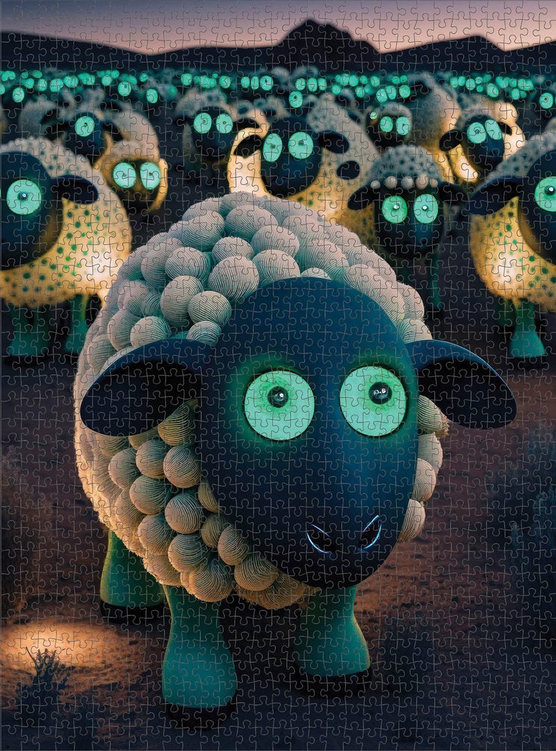 Cross & Glory - Henry and The Herd - 1000 Piece Jigsaw Puzzle for Adults & Kids 12+ | Perfect for Animal and Puzzle Lovers | Vibrant Quality Pieces | Challenging and Relaxing | Great Gift Idea - Image 5