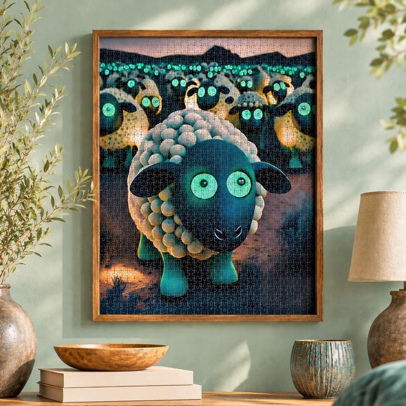 Cross & Glory - Henry and The Herd - 1000 Piece Jigsaw Puzzle for Adults & Kids 12+ | Perfect for Animal and Puzzle Lovers | Vibrant Quality Pieces | Challenging and Relaxing | Great Gift Idea - Image 3
