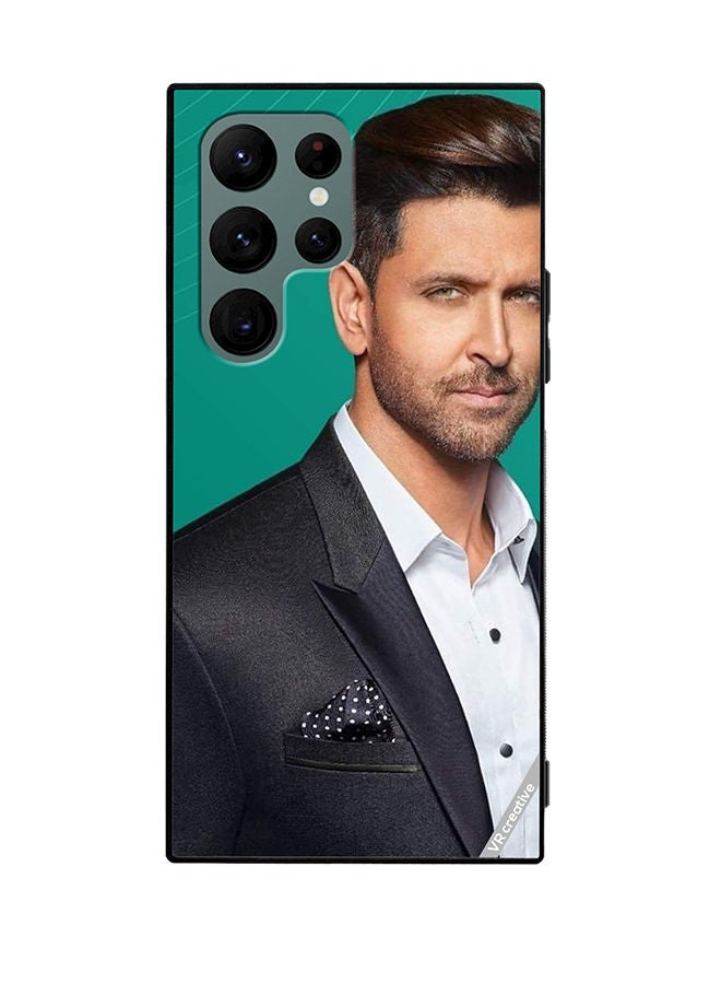 VR CREATIVE Protective Case Cover For Samsung Galaxy S22 Ultra 5G Bollywood Actoe Hritik Roshan Design Multicolour - Image 1