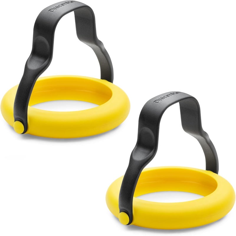 SHOPONIL SHOPONIL 2PcsYellow Egg Rings for Frying, Fried Egg Ring, Non-Stick Silicone Egg Ring, Heat-Resistant Pancake Round Egg Moulds for Frying Eggs Mcmuffin Crumpets, Cookware Accessories (2) - Image 1