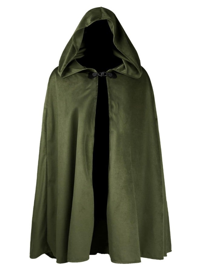 HOMELEX Renaissance Hooded Cape Witch Cloak Medieval for Boys Kids Halloween Costume - Image 2