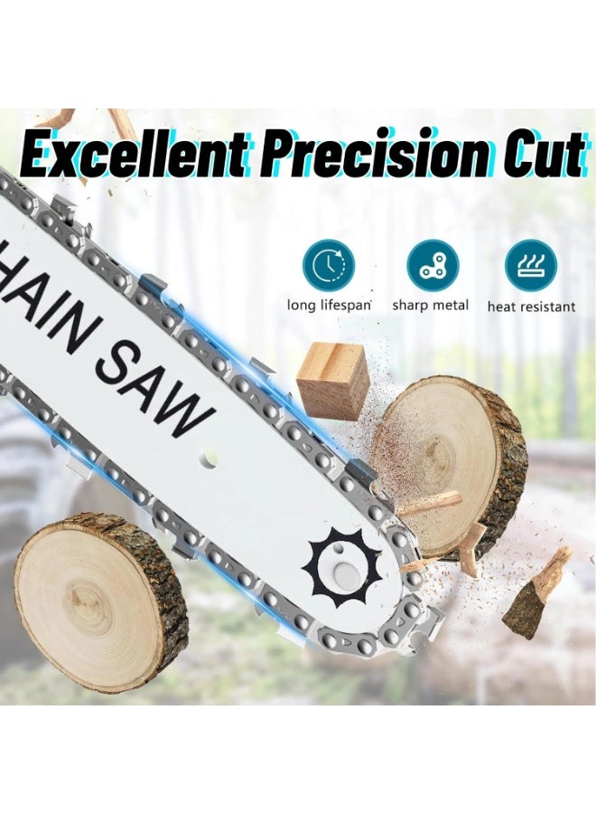 GearZone منشار كهربائي محمول بدون سلك 21 فولت - 4.0 أمبير - 16 بوصة، مدفوع ببطاريتين ليثيوم مزدوجتين - Image 2