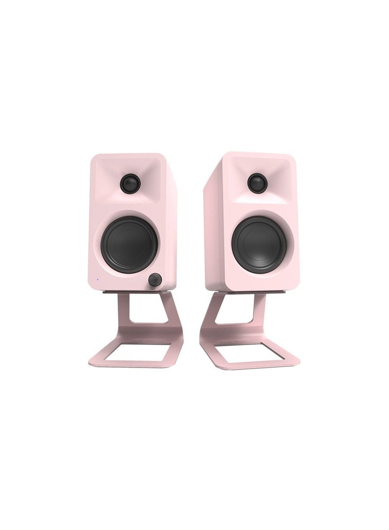 Kanto Audio SE2P Elevated Desktop Speaker Stands for Small Speakers-Pink, Pair - Image 3