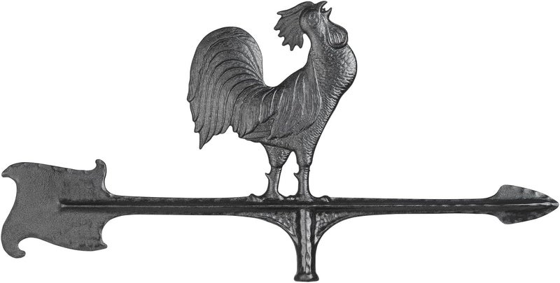 Whitehall Products Rooster Accent Weathervane, 30-Inch, Black - Image 5