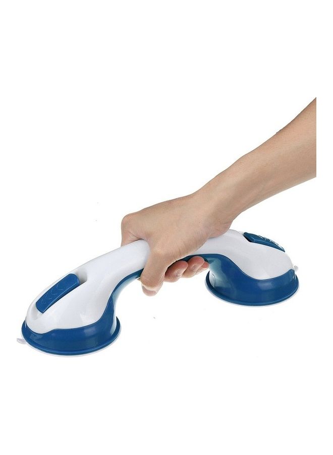 NIBEMINENT Portable Bath Shower Support Grip Mount Handle Blue/White