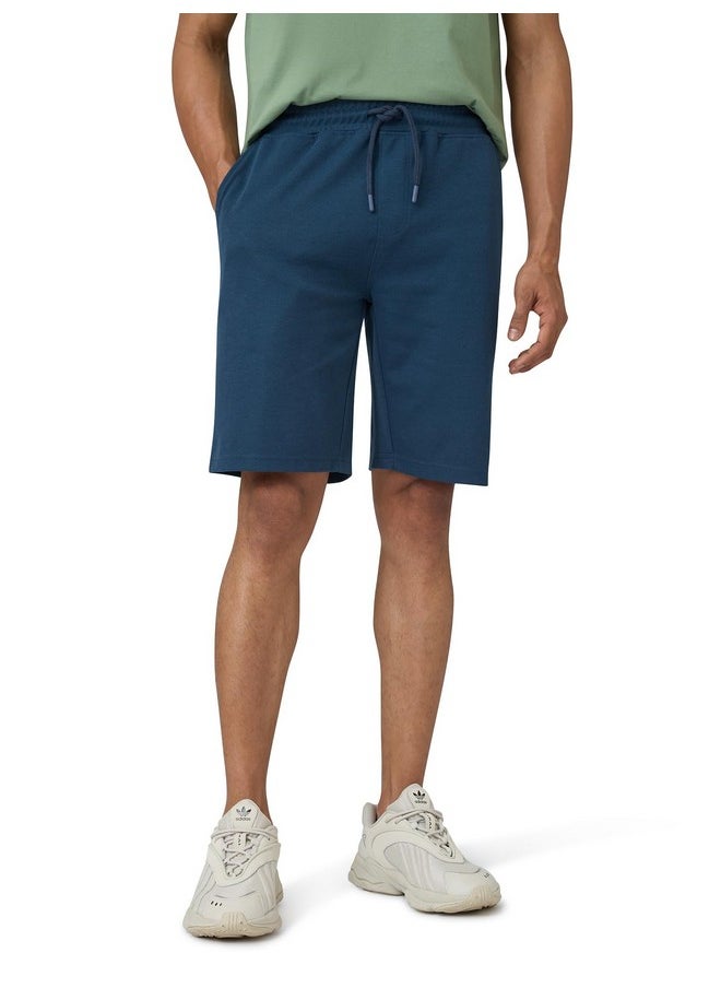 XYXX XYXX Men Cotton Rich Shorts, Regular Fit, Solid, Pack of 1, XYSHT13XL, Oxford Blue, XL  - Image 1