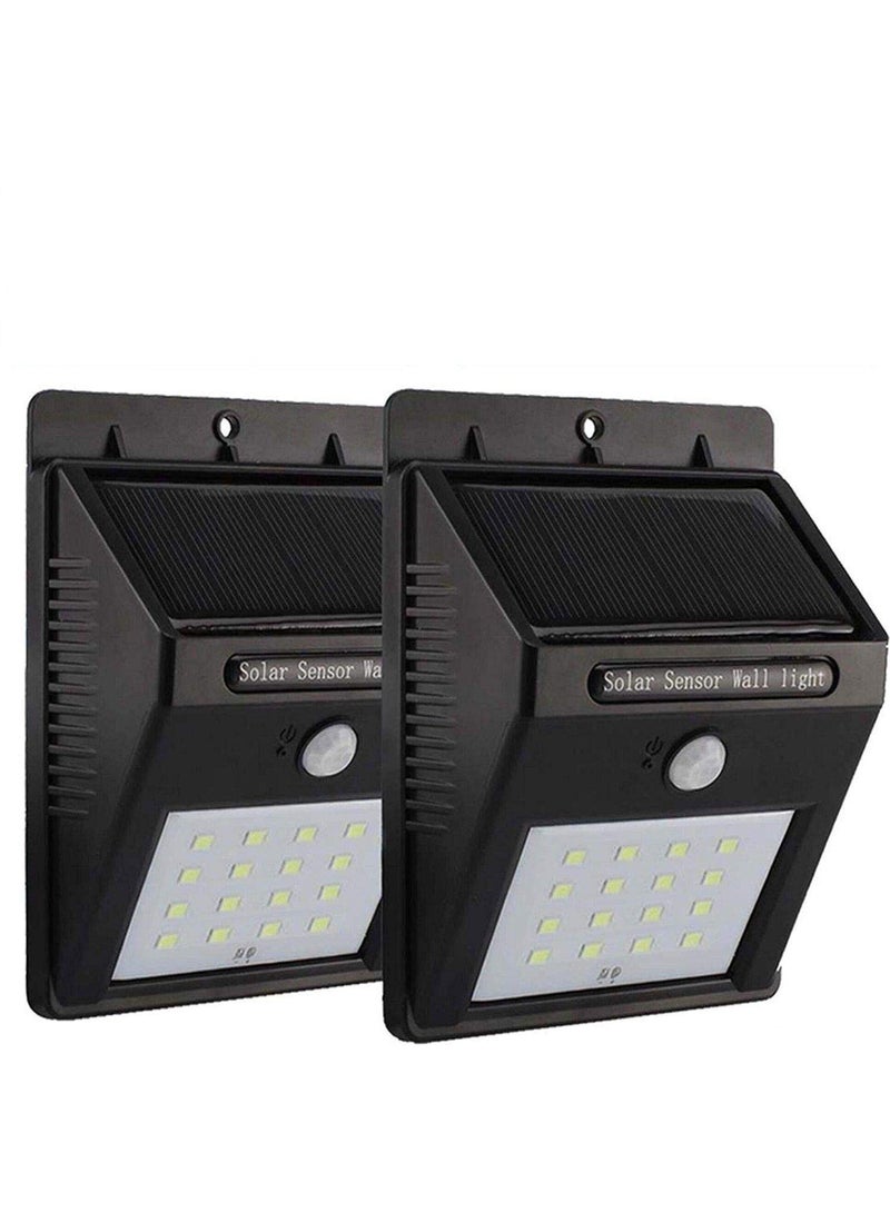 16 LED Solar Motion Sensor Wall Light, Outdoor Waterproof Security Light, Auto On/Off, White Light, 6 × 20 cm | Model: SL-16MS - Image 5